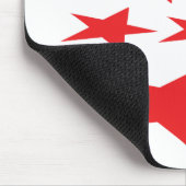 rode sterren muismat (Hoek)