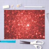Rode Sterren Tissue Papier (Craft)