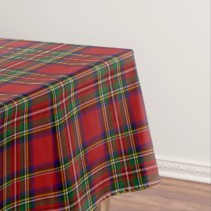 Rode Stewart Royal Tartan Grote Schotse Clan Plaid Tafelkleed