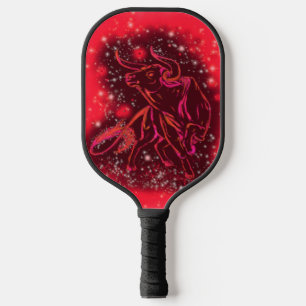 Rode stier op de Sterrennacht Pickleball Paddle