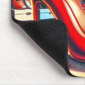 Rode Stiletto In Kast Muismat (Hoek)