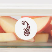 Rode stip labels (Aangebracht)