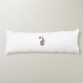 Rode stip lichaamskussen (Voorkant)