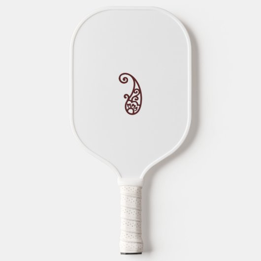 Rode stip pickleball paddle (Voorkant)