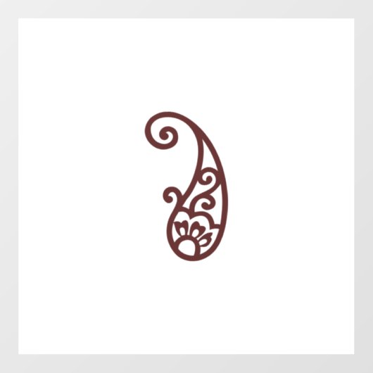 Rode stip raamsticker (Vel)