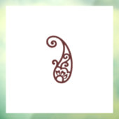 Rode stip raamsticker (Vel 3)