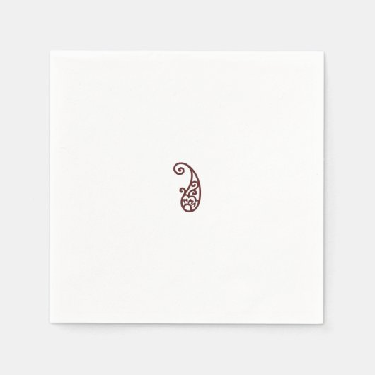 Rode stip servet (Voorkant)