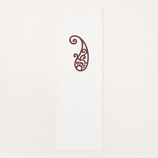 Rode stip yogamat (Voorkant)