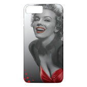 Rode Stippen Marilyn Case-Mate iPhone Case (Achterkant)