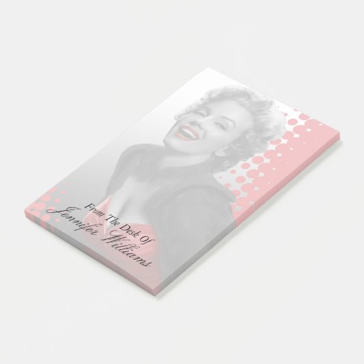 Rode Stippen Marilyn Post-it® Notes (Schuin)