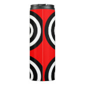 Rode stippen thermosbeker (Achterkant)