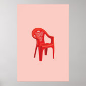 Rode Stoel Print (Voorkant)