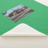 Rode Straatwagen Fleece Deken (3/4)