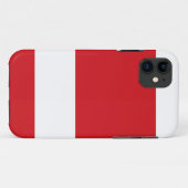 Rode streep Case-Mate iPhone case (Achterkant (horizontaal))