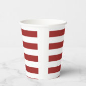Rode streep document kop papieren bekers (Rechts)