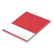 Rode streep notitieblok (Gedraaid)