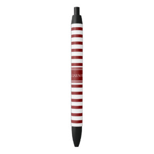 Rode streep zwarte inkt pen