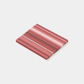 Rode strepen post-it® notes (Schuin)