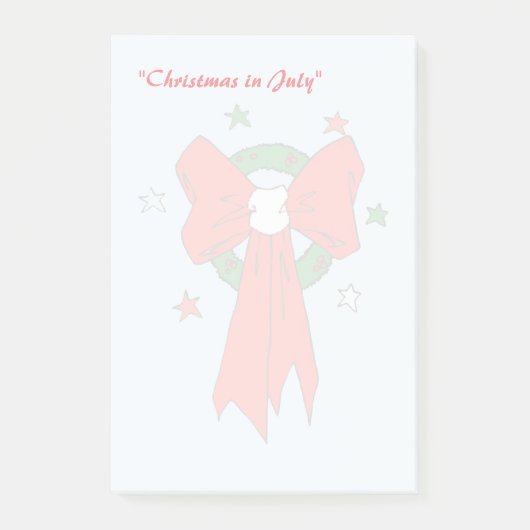 Rode strik - Opmerkingen Post-it® Notes (Voorkant)