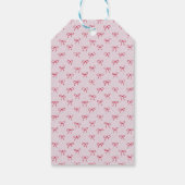 Rode strik Valentijnsdag Giftlabels Cadeaulabel (Achterkant)