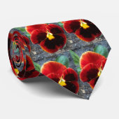 Rode Stropdas Pansy (Opgerold)