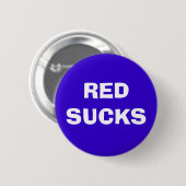 RODE SUCKS RONDE BUTTON 5,7 CM (Voorkant /achterkant)