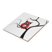 Rode Suikerknol in boomtegel Tegeltje (Zijkant)