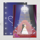 Rode tapijt kaart (Voorkant / Achterkant)