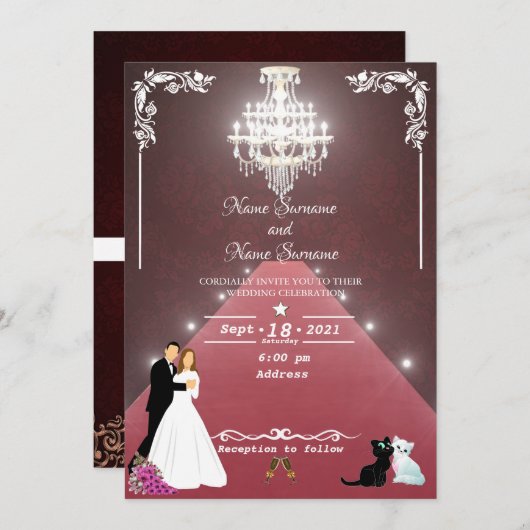 Rode tapijtschelp kaart (Voorkant / Achterkant)