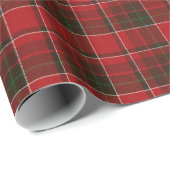 Rode tartan geruit patroon cadeaupapier (Rol Hoek)