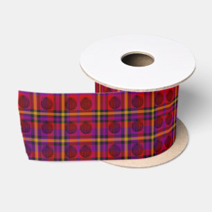 Rode Tartan Met Sporran Inlays, Lint