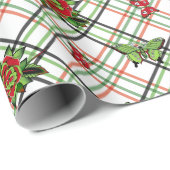 Rode Tattoos Rozen Cadeaupapier (Rol Hoek)