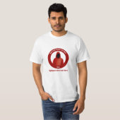 Rode team met uw slogan - InfoSec/Pen testen T-shirt (Voorkant volledig)