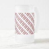 Rode Teenslippers Matglas Bierpul (Voorkant rechts)