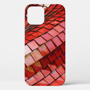 Rode tegels, afbeelding iPhone 12 hoesje