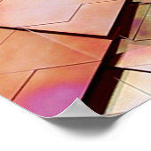 Rode tegels, afbeelding poster (Hoek)