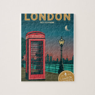rode telefoon in londen legpuzzel