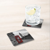 Rode telefooncel in Londen onderzetter (Insitu)