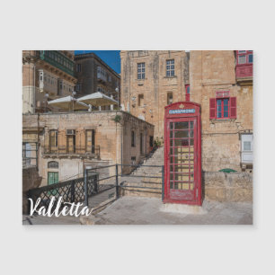 Rode telefooncel in Valletta Malta