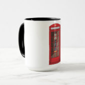 Rode telefooncel mok (Voorkant links)