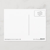 Rode telefoondoos, Groot-Brittannië wit briefkaart (Achterkant)