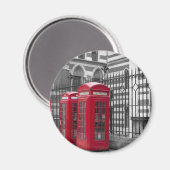 Rode telefoondozen magneet (Voorkant / Achterkant)