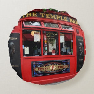 Rode tempelbar in Dublin rond kussen