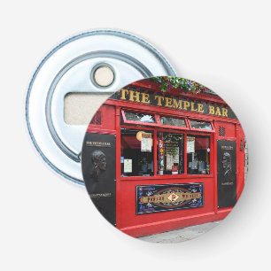 Rode Temple Bar-pub in Dublin Button Flesopener