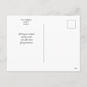 Rode Tent Camper met Kerstmis Feestdagenkaart (Achterkant)