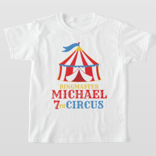 Rode Tent Circus Carnaval Verjaardag Shirt