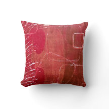 Rode Texturen, Een Gel Print Abstract