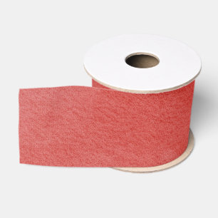 Rode Textuur Kerst Grosgrain Lint