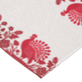 Rode Thanksgiving Turkije Bloemen Tafelkleed (Gekanteld)