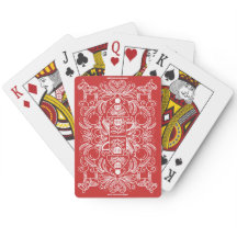 Rode Theepot Pokerkaarten